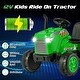 preview thumbnail 8 of 38, Gymax 2-in-1 Electric Toy Car 12V Kids Ride On Tractor w/ Trailer