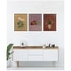 preview thumbnail 8 of 7, Kate and Laurel Cyclamen, Still Life Fruit, & Bouquet 3 Piece Framed Canvas Wall Art by Nostalgia Prints