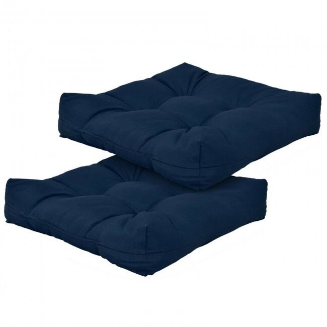 21" x 21" Patio Chair Seat Cushion Pads for Indoor and Outdoor - 21" x 21" x 4" (L x W x H)