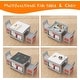 preview thumbnail 5 of 10, Kids Table and Chair Set, 4 in 1 Children Activity Table & 2 Chairs with Storage Drawer Detachable Tabletop