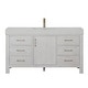 preview thumbnail 17 of 17, Leon 60 in. Single Bathroom Vanity with Composite Stone Top