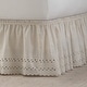 preview thumbnail 13 of 34, Copper Grove Falcata Wrap-Around Eyelet Ruffled Bed Skirt