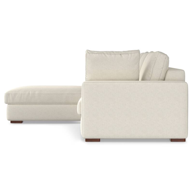 WYNDENHALL Roscoe Left-Facing Sectional in Tightly Woven Performance Fabric