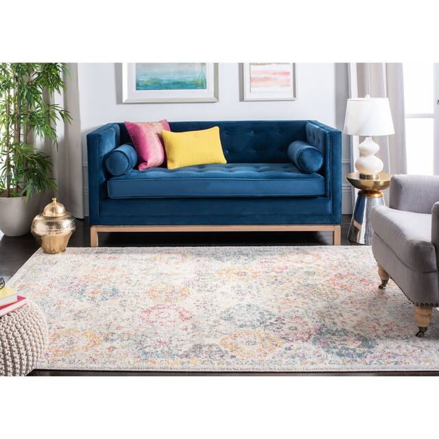 SAFAVIEH Madison Avery Boho Chic Distressed Area Rug