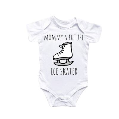 Ice Skater Future - Baby Boy Girl Clothes Infant Bodysuit Funny Cute Newborn