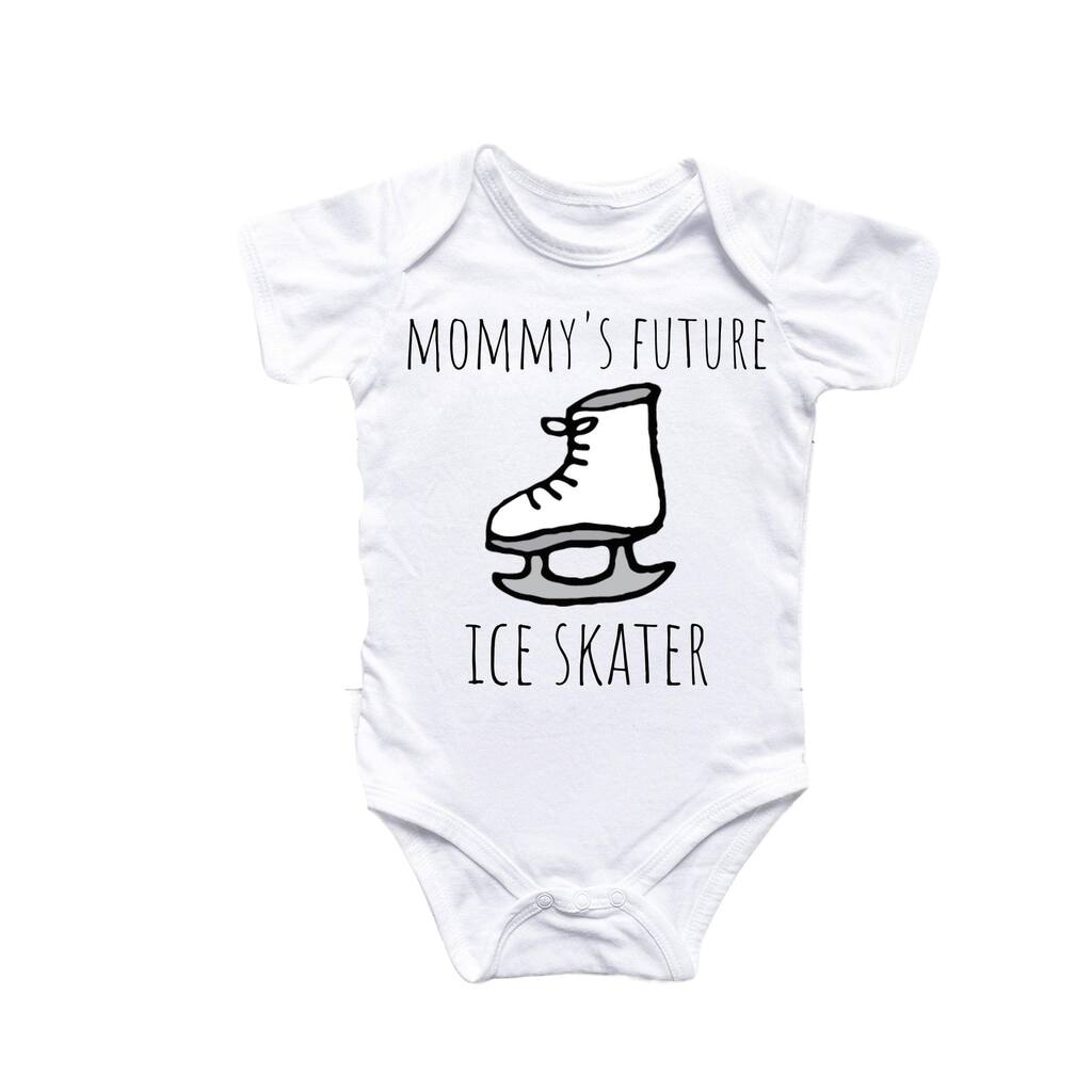 Ice Skater Future - Baby Boy Girl Clothes Infant Bodysuit Funny Cute Newborn
