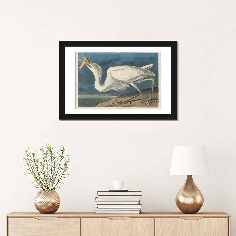 iCanvas "Great White Heron, 1835" by John James Audubon