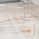 preview thumbnail 21 of 27, Baby Playpen & Baby Gate for Toddler and Babies, Foldable Wooden Large Shape Playpen with Locking Gate by Comfy Cubs