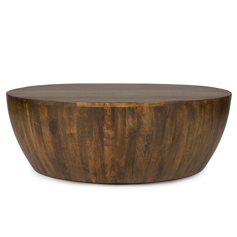 Poly & Bark Goa Mango Wood Coffee Table - Walnut