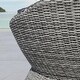 preview thumbnail 6 of 9, Martha Stewart Hudson II Wicker Outdoor Daybed with Grey Cushion