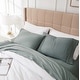 preview thumbnail 47 of 101, Vilano 21-inch Extra Deep Pocket 4-Piece Bed Sheet Set with Pleated Hem