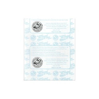 EZMount 2 x Foam Thin Black Rubber Stamp Block Mounting Sheet 8.5 x 11 