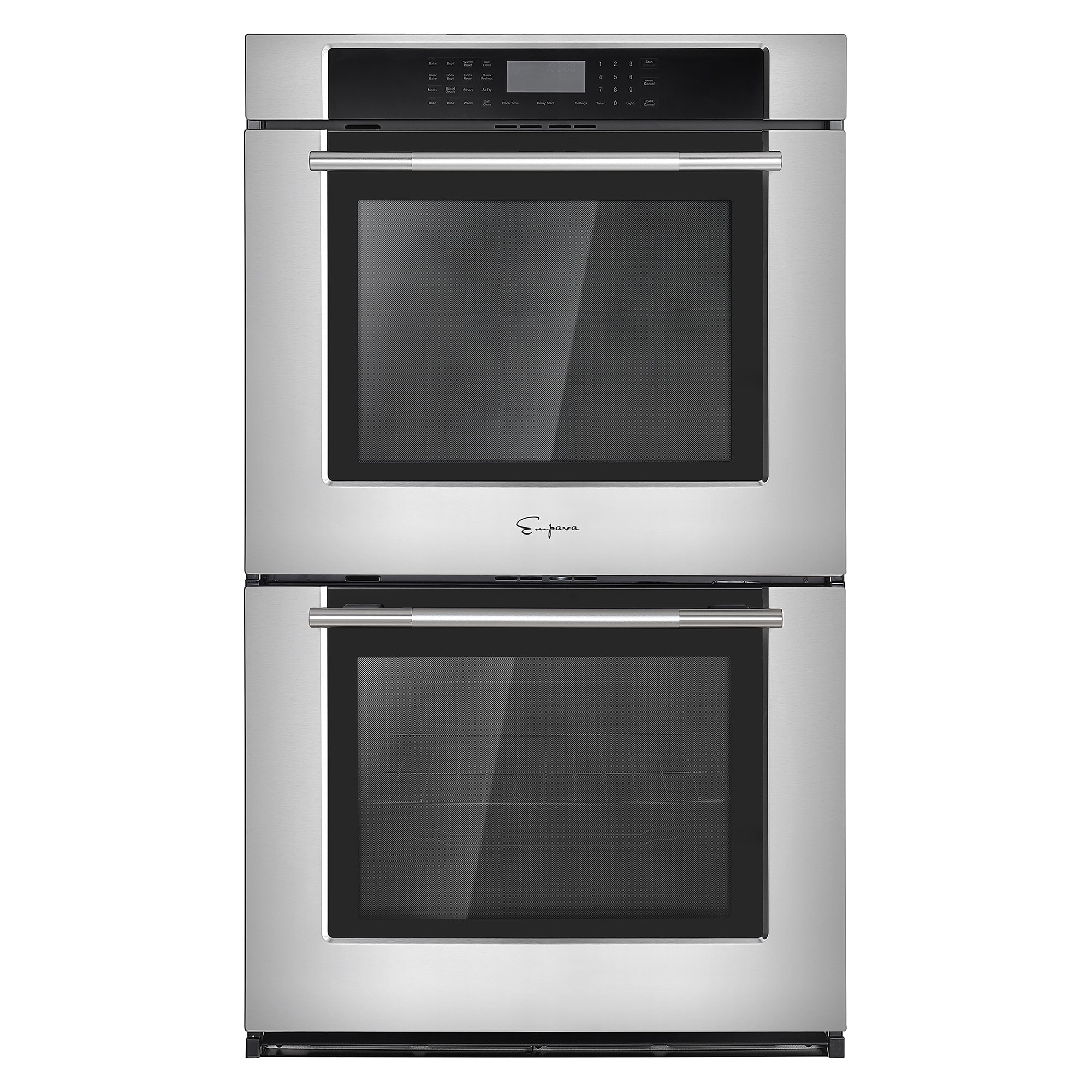 30-inch Double Electric Wall Oven Air Fryer Convection Fan with  Self-cleaning - Overstock - 36249403