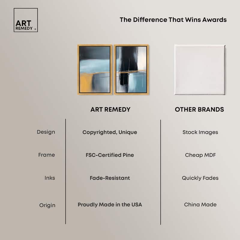 Still Cadence Canvas Set of 2 by Art Remedy