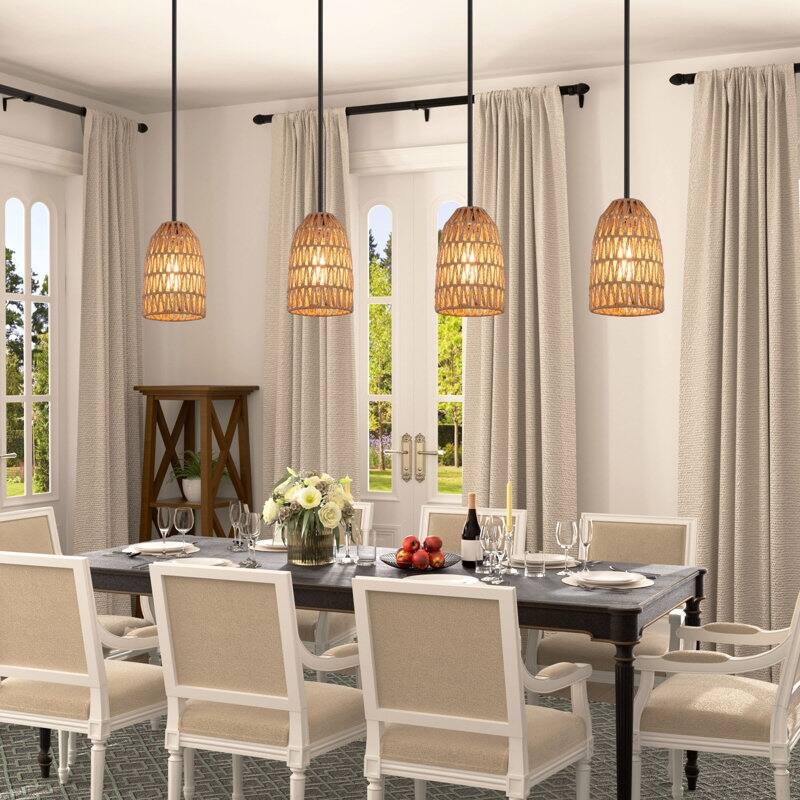 Acroma - 1 Light Rope Dimmable Single Dome Pendant
