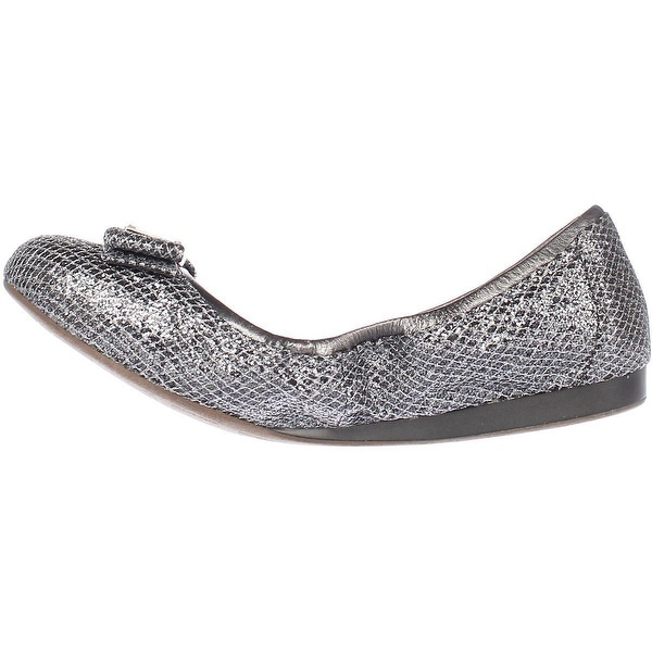 cole haan silver flats