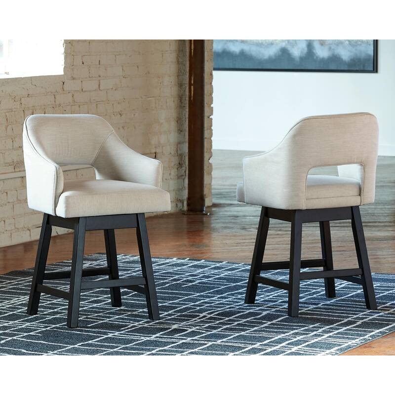 Signature Design by Ashley Tallenger Swivel Bar Stool (Set of 2)