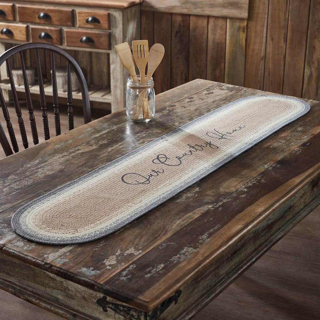 Finders Keepers Our Country Home Oval Runner