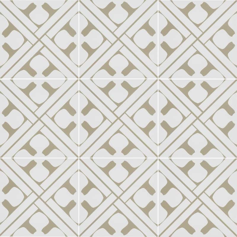 Ackland AKNPTAMA8X8M-CA Amara - 8" x 8" Porcelain Encaustic Floor and - Elise