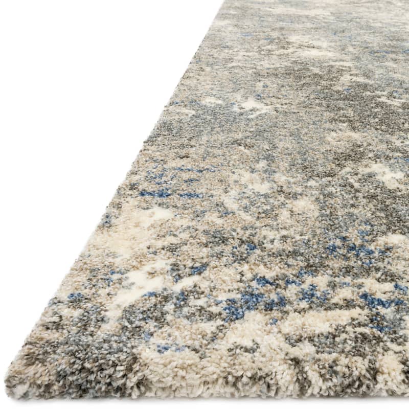 Alexander Home Mid-Century Modern Slate Abstract Area Rug