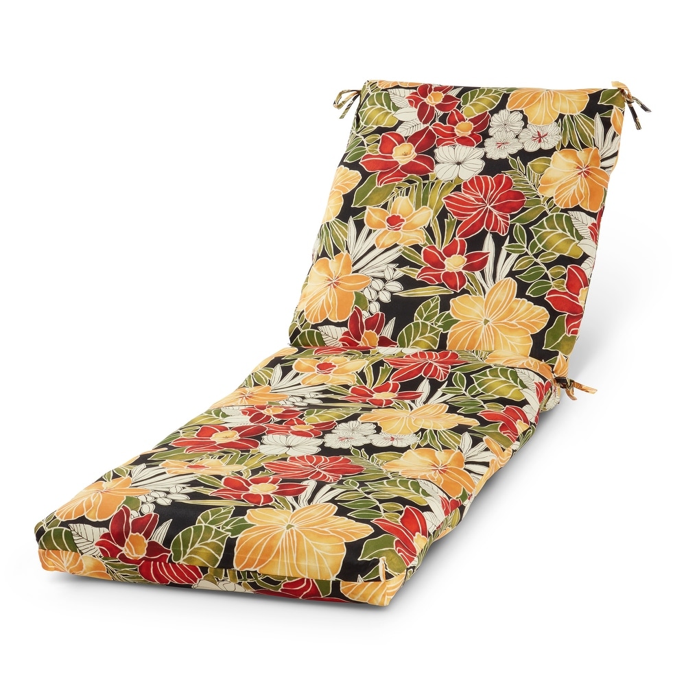 Black floral outdoor discount cushions