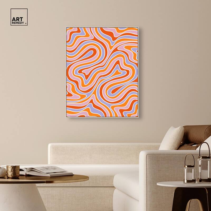 Bubble Gum Retro I Canvas by Art Remedy