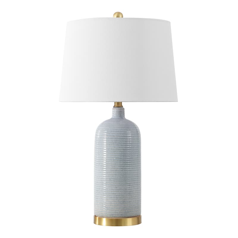 SAFAVIEH Lighting Branddis 26.75-inch Glass Table Lamp - 15" x 15" x 26.8" - 15Wx15Dx27H