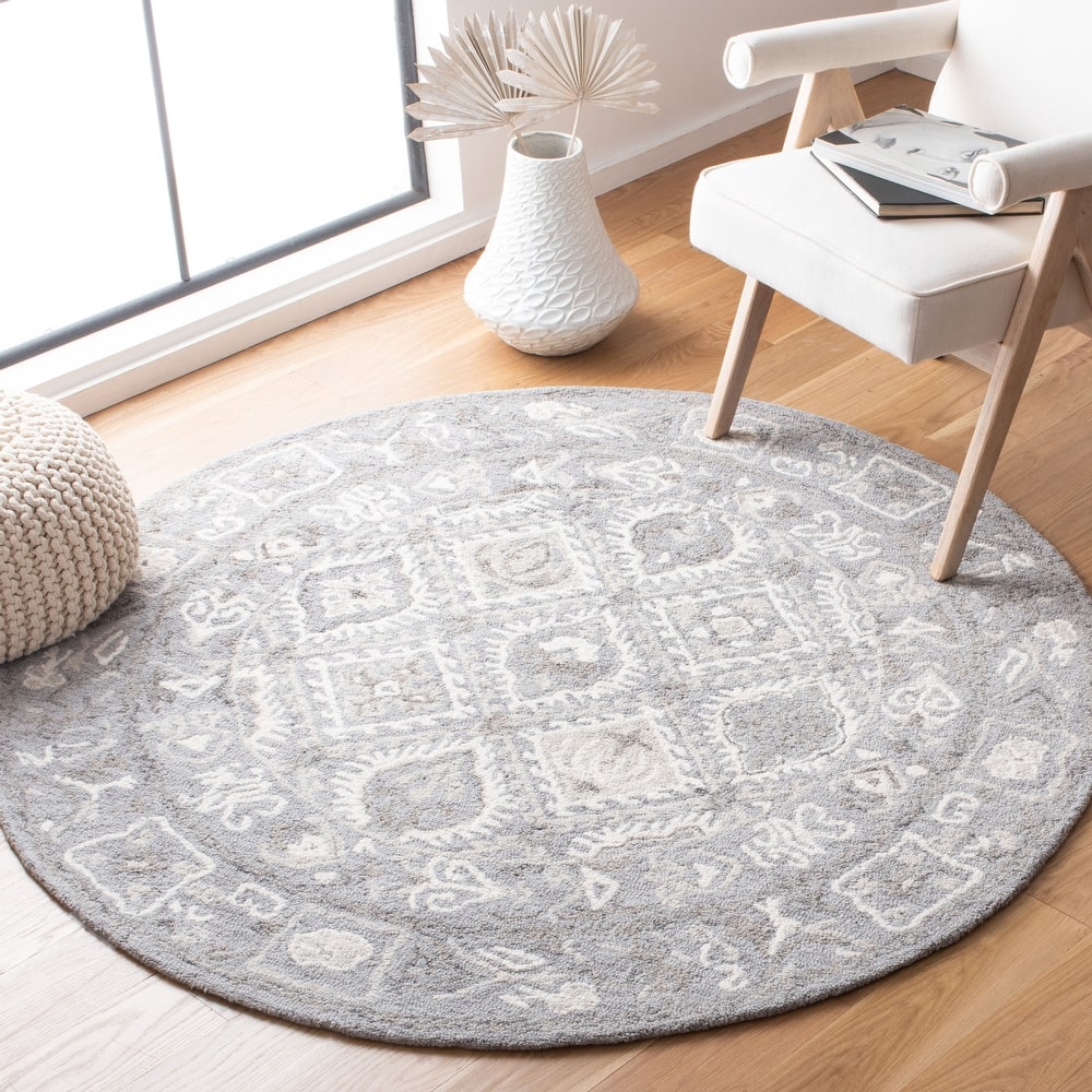 SAFAVIEH Handmade Micro-Loop Wieke Cotton Rug