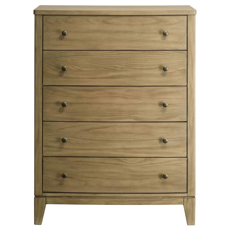 Menlo Natural Pine 5-drawer Bedroom Chest of Drawers
