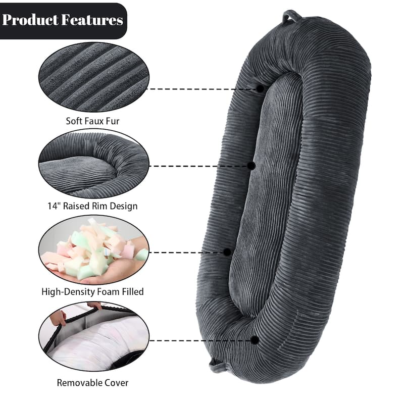 Eie Giant Dog Bed Washable Human Size Bed With Removable Cover