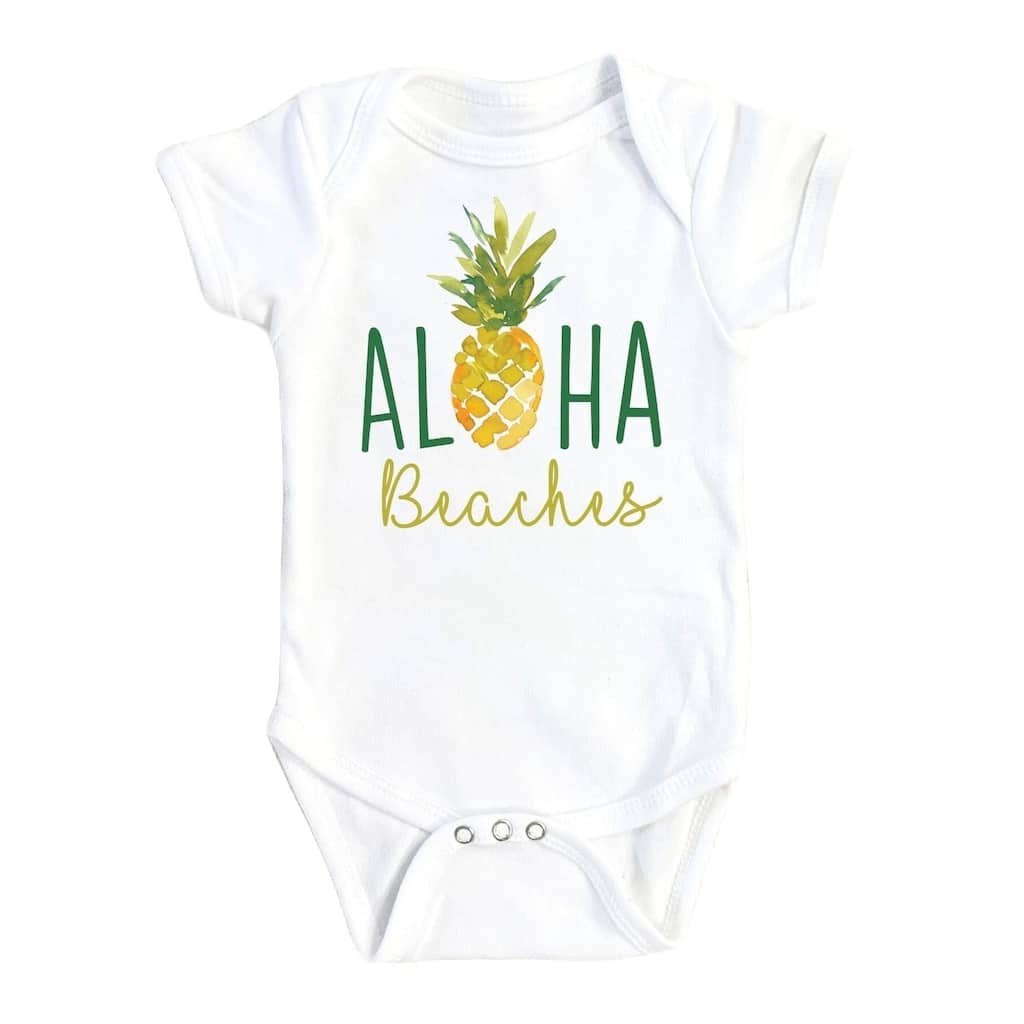 Pineapple Aloha - Baby Boy Girl Clothes Infant Bodysuit Funny Cute Newborn