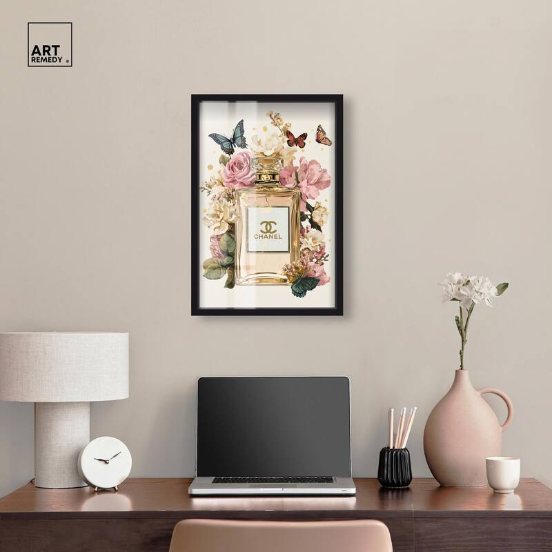 Glam Bloom Butterfly Perfume Shadowbox by Art Remedy