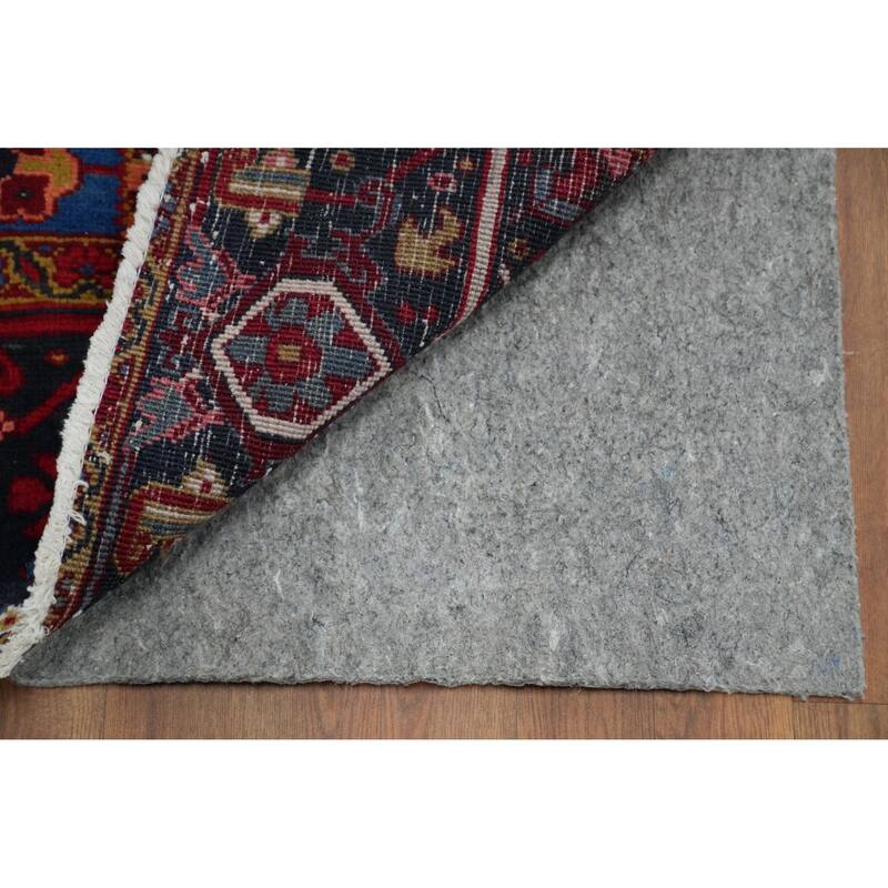 Heriz Serapi Persian Vintage Area Rug Hand-Knotted Wool Carpet - 9'8" x 12'7"