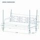 preview thumbnail 9 of 13, Cambridge Casual Renley Wood Outdoor Porch Swing Daybed with Cushion