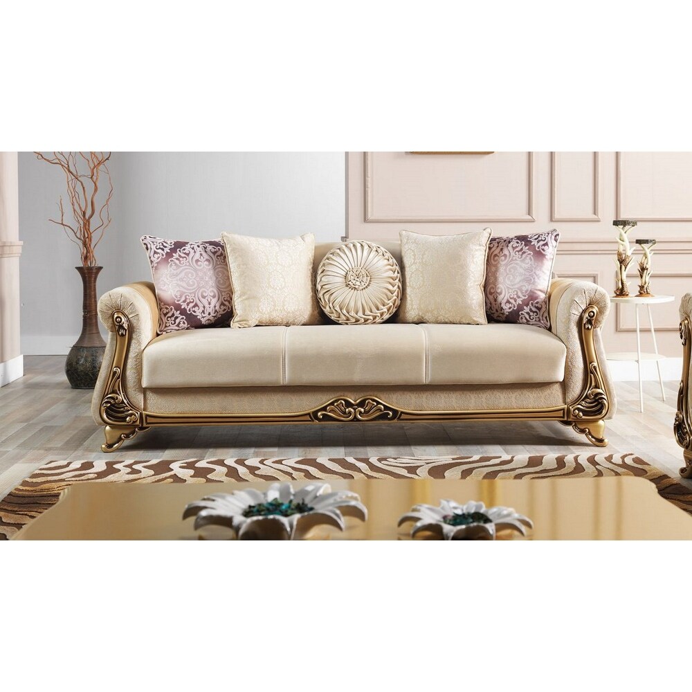 2 Piece Sofa & Loveseat Living Room Set Details about   Kings Brand Furniture Chocolate 