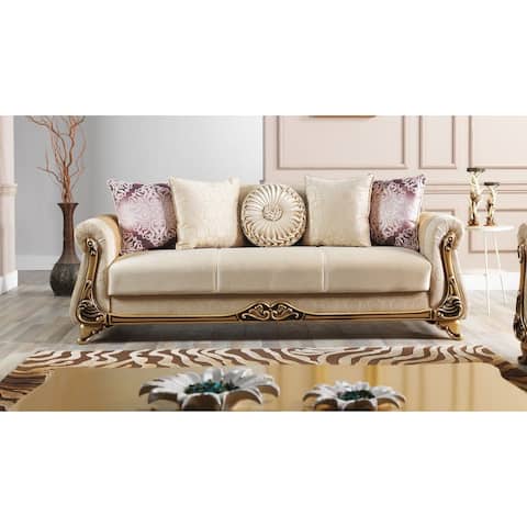 DiscountWorld Hecarim Living Room 3 Seat Convertible Sleeper Sofa