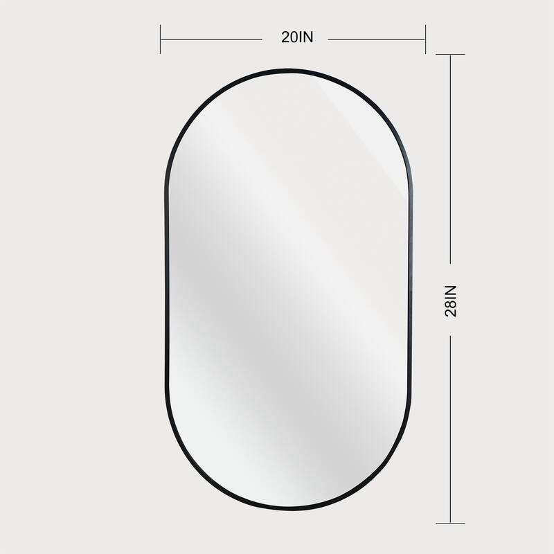 20 x 28 IN Pill Shpaed Mirror