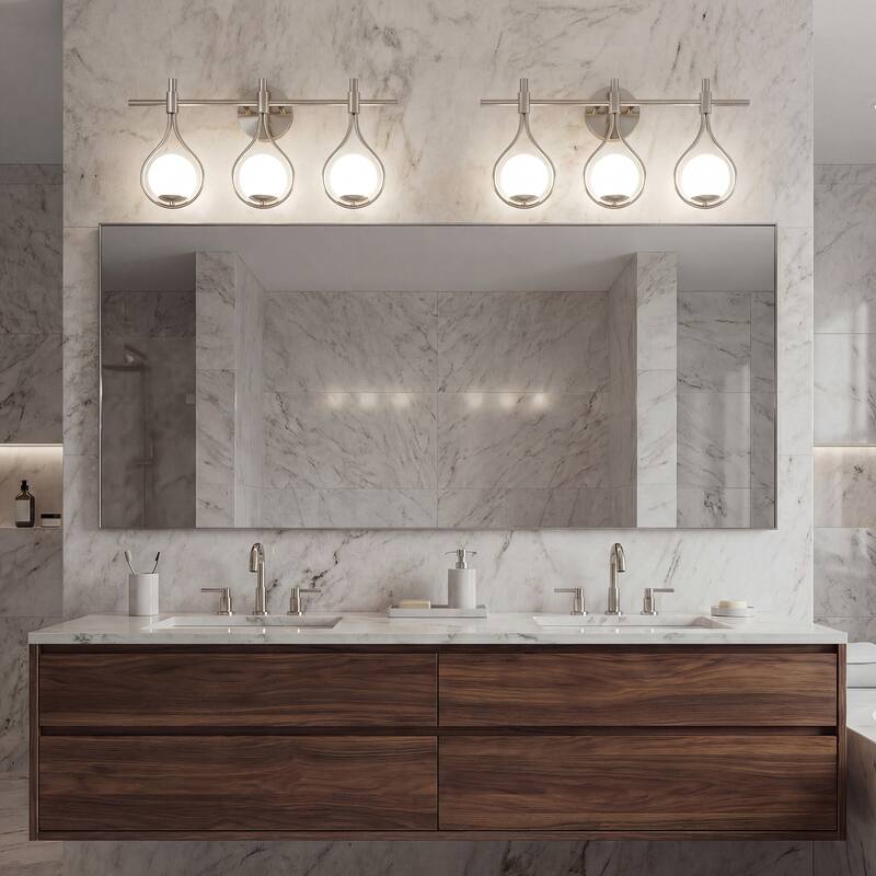 22.5" Bathroom Vanity Light, 3-Light Wall Sconce