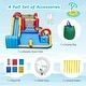 preview thumbnail 10 of 8, Gymax Inflatable Water Slide Giant Kids Water Park w/ Double Slides