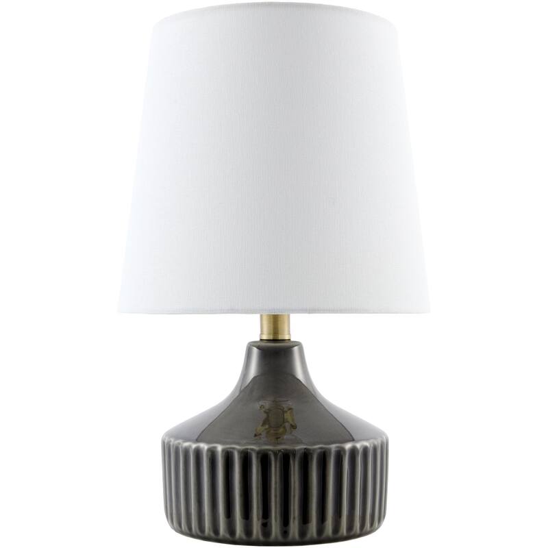 Livabliss Rivery Traditional Accent Table Lamp - Grey