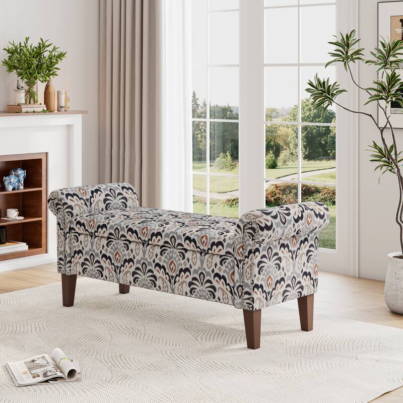 Conrad Storage Ottoman Comfortable choice, multiple functions, classic design, and cozy corners