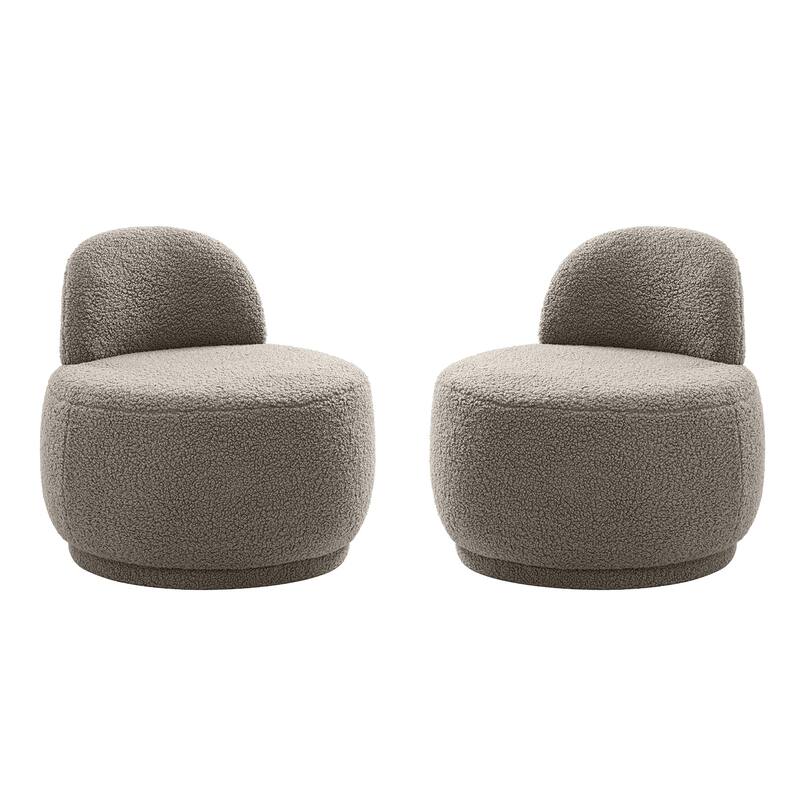 Flores Side Chair with Tight Back Set of 2