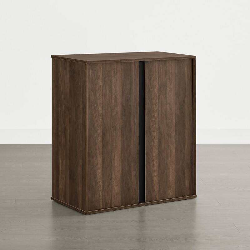 Spruce & Spring 31.5" Modern Industrial Sideboard Cabinet Storage Cabinet