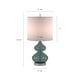 preview thumbnail 5 of 55, Ellipse Curved Gourd Glass Table Lamp, Set of 2