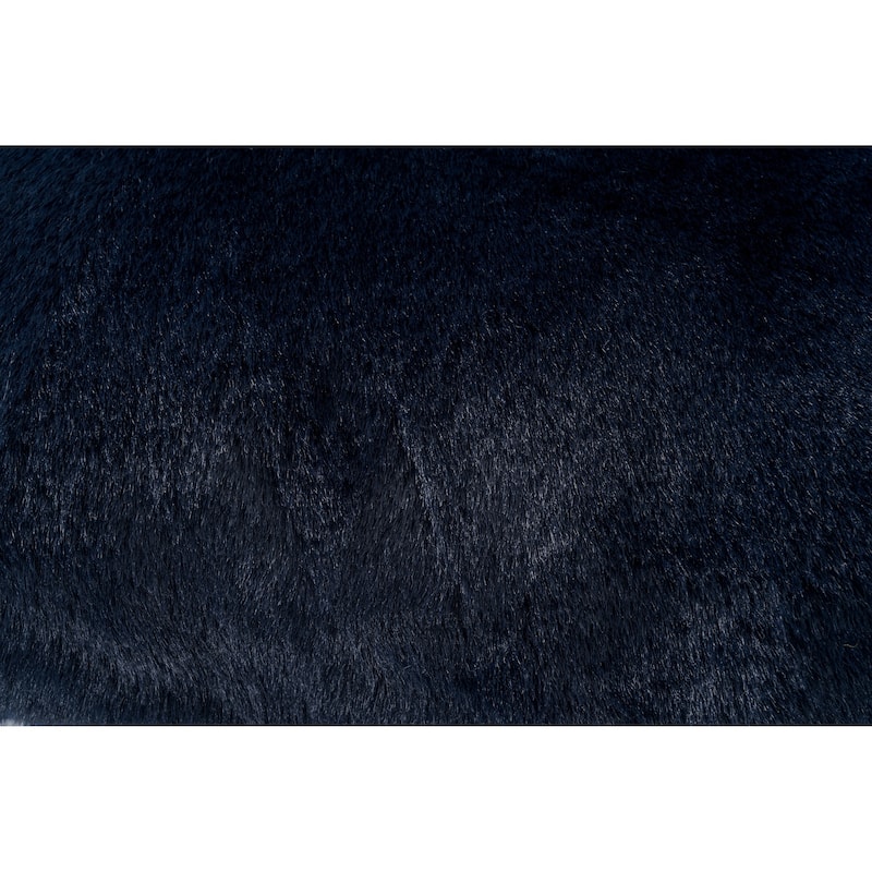 Faux Rabbit Collection Solid Square Pillow - (20" x 20")