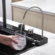 preview thumbnail 11 of 35, Lefton 304 Stainless Steel Waterfall Kitchen Sink Set with Pull-down Faucet KS2207 (Series)
