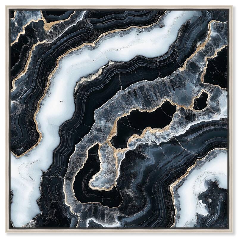 Aureate Ash Canvas by Art Remedy - Silver - 12" x 12"