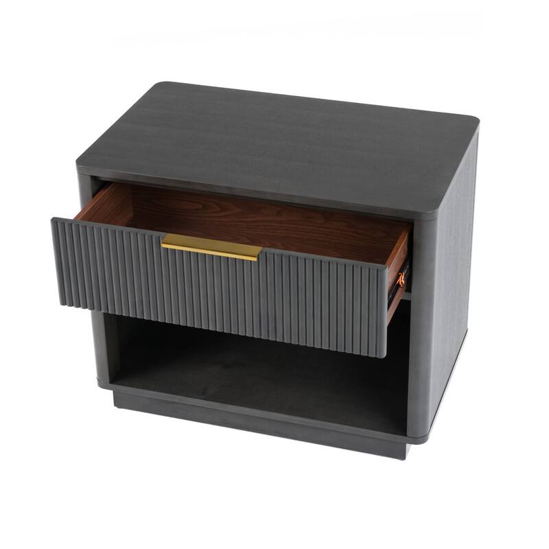 Nova Domus Santa Monica Modern Grey Wash Nightstand