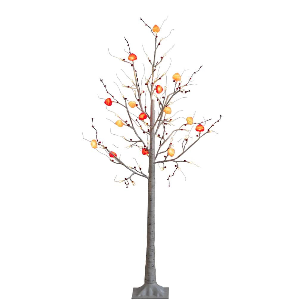 5-ft Pre-Lit Valentine's Day Twig Tree with 72 Heart Shaped LED Lights