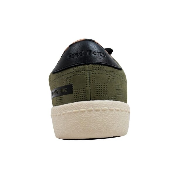 Fred Perry Bodega Reissue Tennis Shoe 2 Olive SB7060 Men/'s SZ 10.5